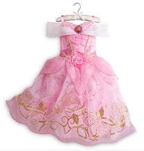 2-10 Years Princess Cinderella Girls Dress Snow White Dresses For Girls Rapunzel Aurora Children Cosplay Costume Kids Clothing