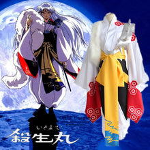 Anime Inuyasha Cosplay Sesshoumaru Men Costumes Full Outfits Fancy Party Kimono Style Uniform