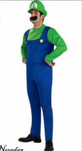 Adults and Kids Super Mario Bros Cosplay Costume Set Children Halloween Party MARIO & LUIGI Costume For Kids Gifts