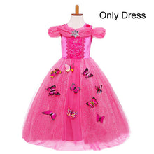 LZH Girls Sleeping Beauty Princess Party Dresses Children Fancy Rapunzel Dress Easter Carnival Costume For Kids Girls Clothing