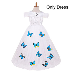 LZH Girls Sleeping Beauty Princess Party Dresses Children Fancy Rapunzel Dress Easter Carnival Costume For Kids Girls Clothing